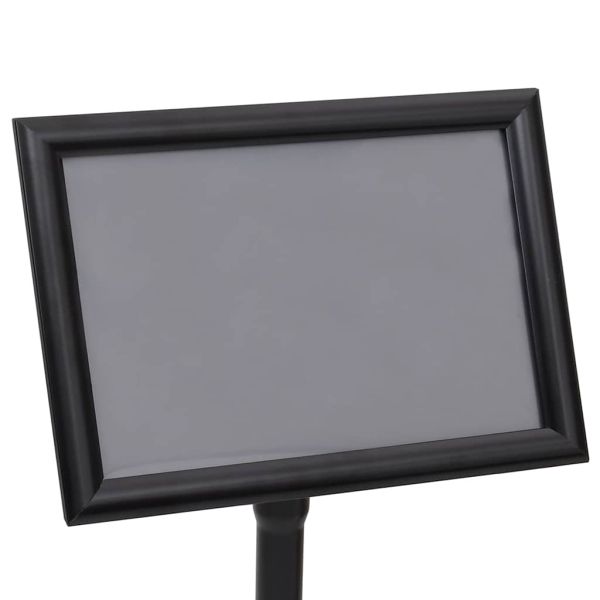 Стойки за плакати 2 pcs Черно 45 x 32,7 x 108 см Алуминий