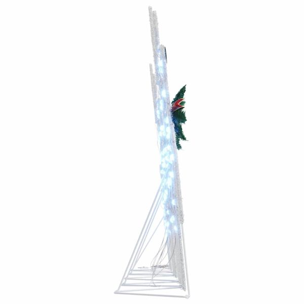 LED елени 5 pcs Сребрист текстил