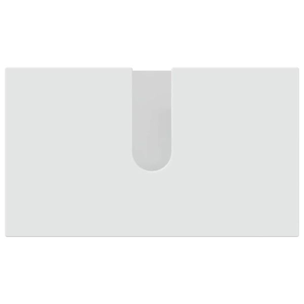 Комплект мебели за баня с чекмедже с врата 3 pcs Лъскаво бяло