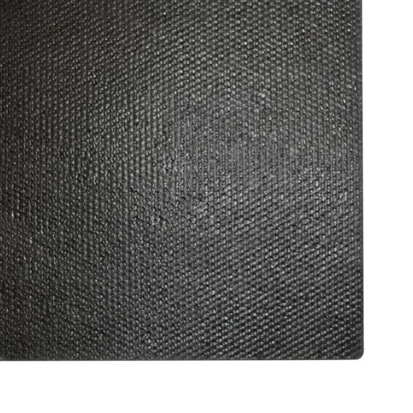 Изтривалка за врата черна 80x100 см тъфтинг кокосови влакна