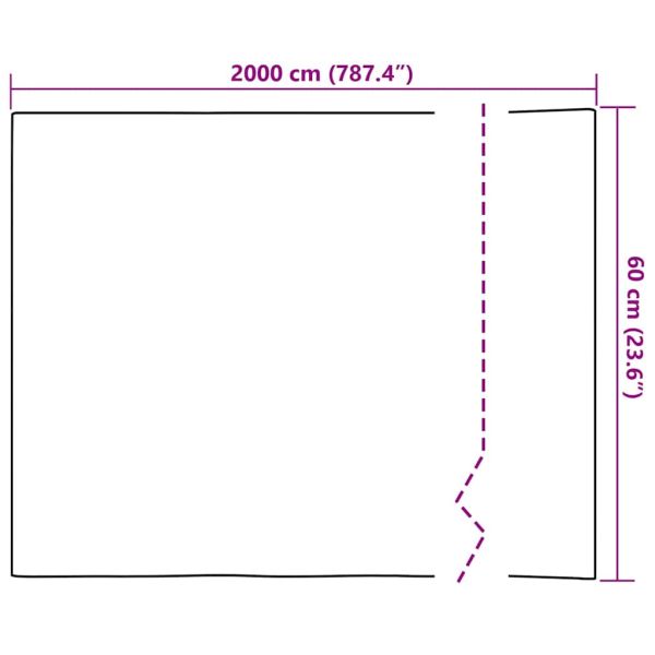 Самозалепващо фолио за прозорци Матов бял 60 x 2000 cm ПВЦ