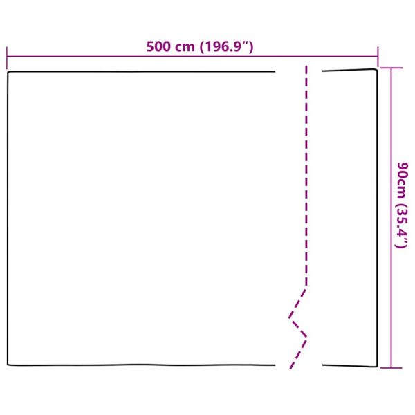 Самозалепващо фолио за прозорци Матирани ивици 90 x 500 cm ПВЦ