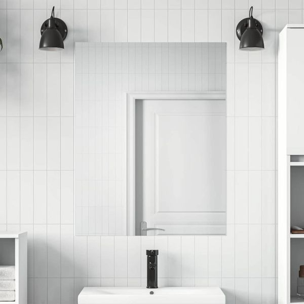 Самозалепваща се огледална лента 90 x 100 см 2 pcs Сребрист PET