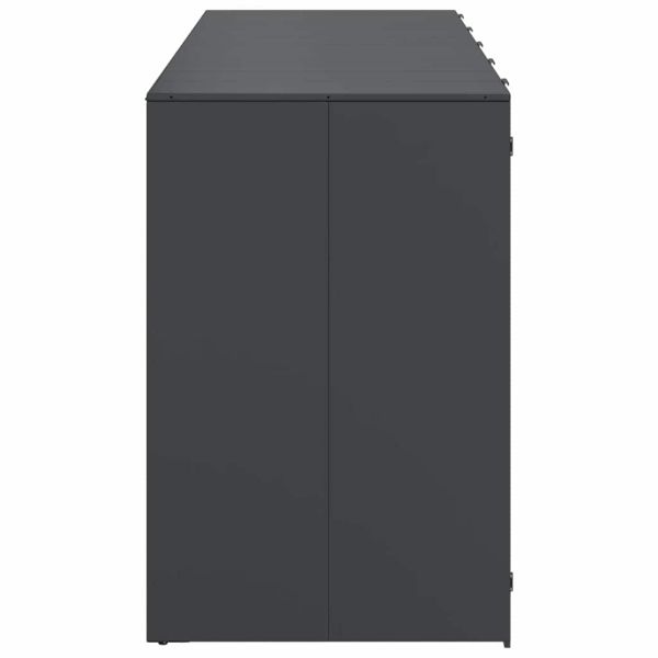 Контейнер за съхранение на 3 коша 340 x 77.5 x 115.5 см Стомана