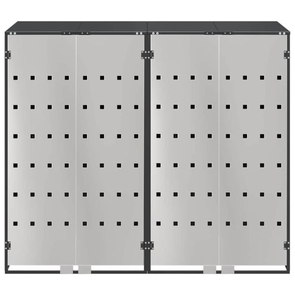 Контейнер за съхранение на 3 коша 340 x 77.5 x 115.5 см Стомана