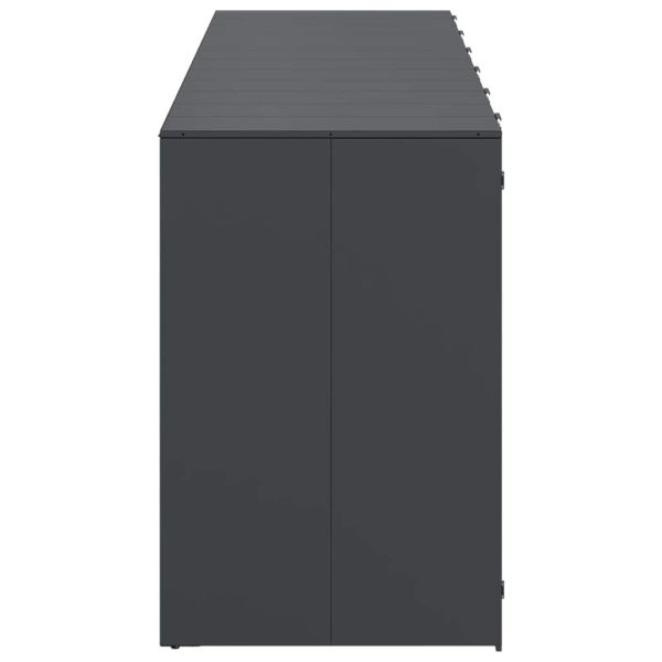 Контейнер за съхранение на 3 коша 340 x 77.5 x 115.5 см Стомана