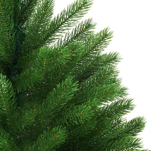 Коледно дърво с 300 LED светодиода с поставка Зелен 240 cm ПЕ