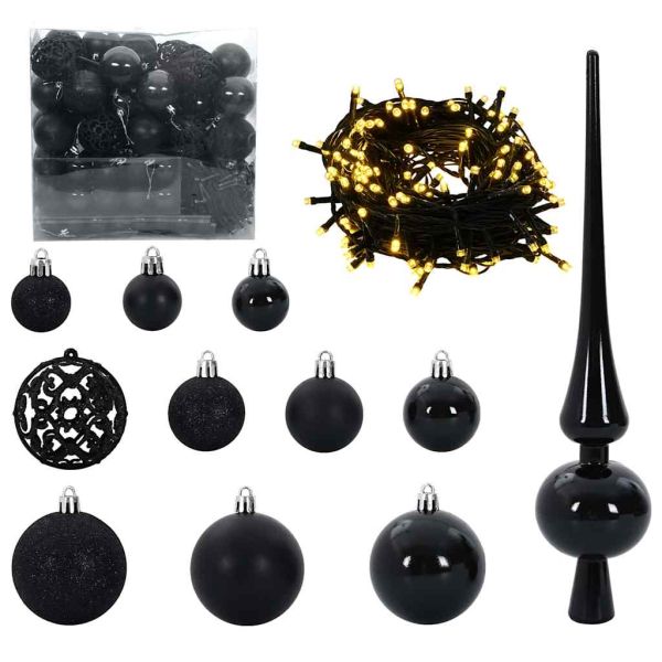 С изкуствено коледно дърво с поставка Бяло 180 cm PE и PVC
