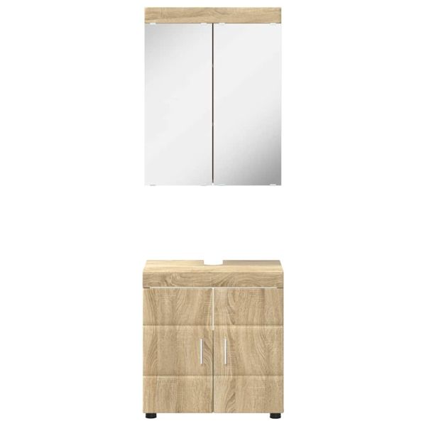 Комплект мебели за баня TULUM 2 pcs Сонома дъб 60 x 34 x 63 см