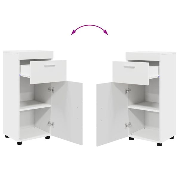 Комплект мебели за баня TULUM 3 pcs Бяло 60 x 34 x 63 см