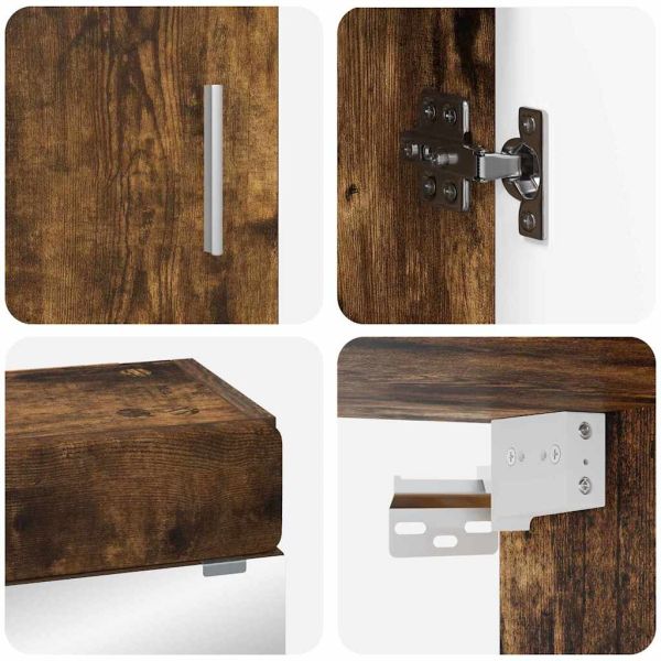 Комплект мебели за баня TULUM 3 pcs Димян дъб 60 x 34 x 63 см