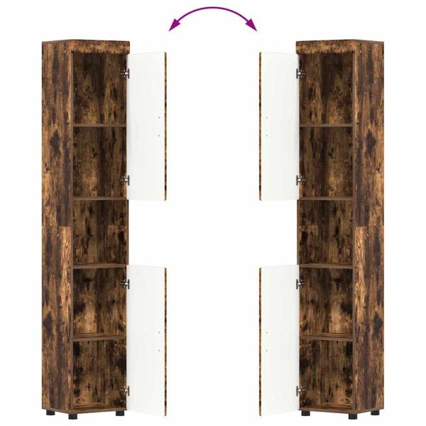 Комплект мебели за баня TULUM 3 pcs Димян дъб 60 x 34 x 63 см