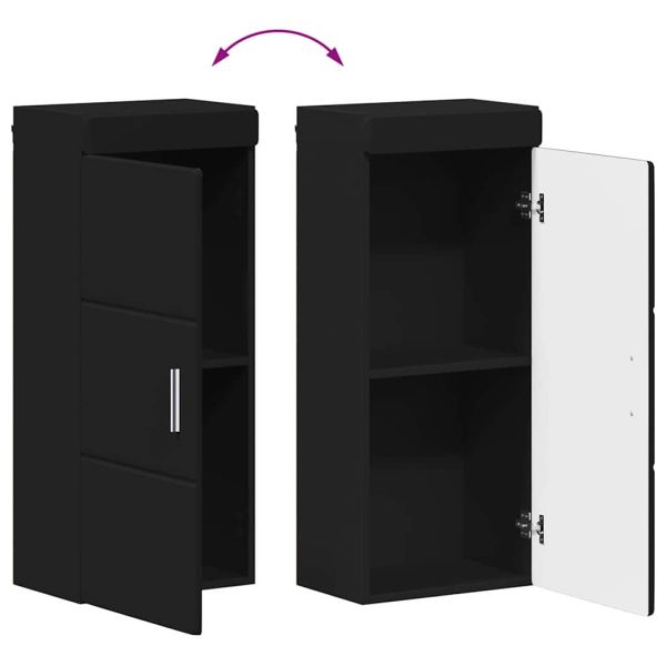 Комплект мебели за баня TULUM 4 pcs Черно 60 x 34 x 63 см