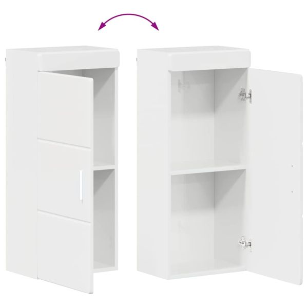 Комплект мебели за баня TULUM 4 pcs Лъскаво бяло