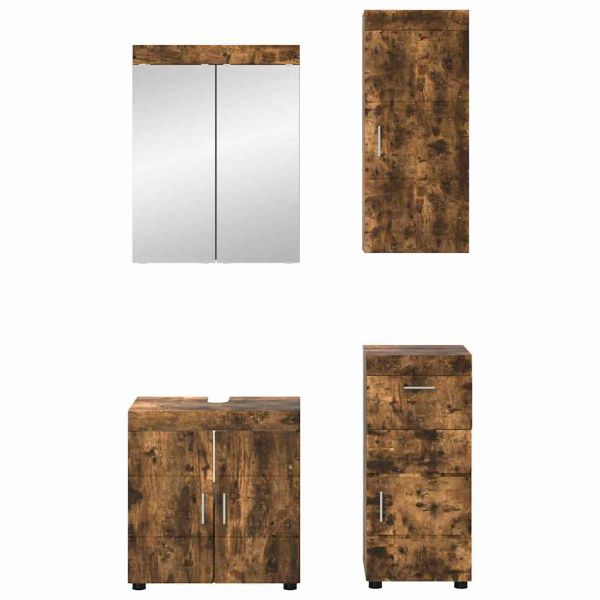 Комплект мебели за баня TULUM 4 pcs Димян дъб 60 x 34 x 63 см