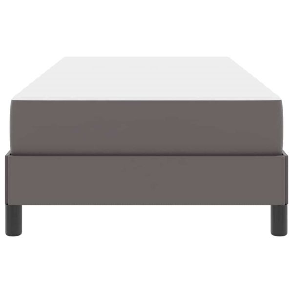 Рамка за легло с матрак Сив 90 x 190 cm текстил