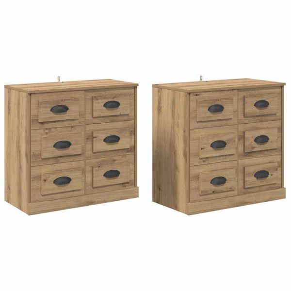 Скейдбордове 2 pcs Дъб 70 x 35,5 x 67,5 см Инженерно дърво