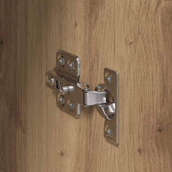 Стенно монтиран шкаф 2 pcs Дъб 69,5 x 34 x 90 см