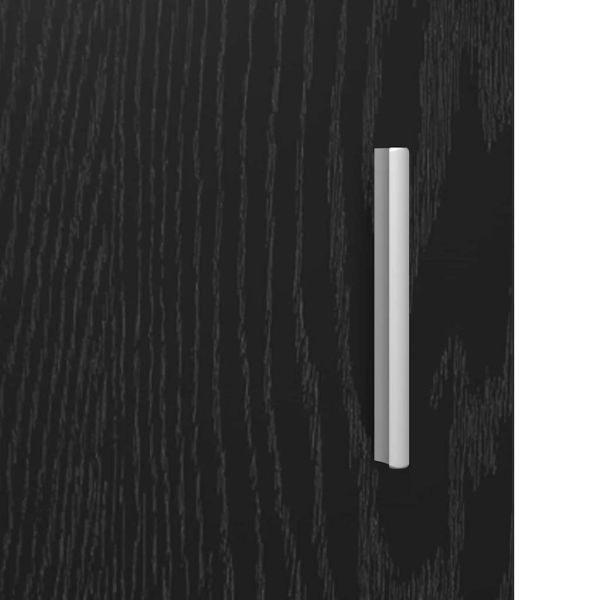 Скейдбордове с чекмедже Corona 2 pcs Черния дъб 59 x 39 x 80 см