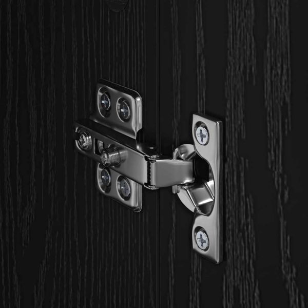 Скейдбордове с чекмедже Corona 2 pcs Черния дъб 59 x 39 x 80 см