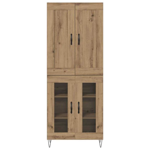 Висок шкаф Дъб 69,5 x 34 x 180 см Инженерно дърво