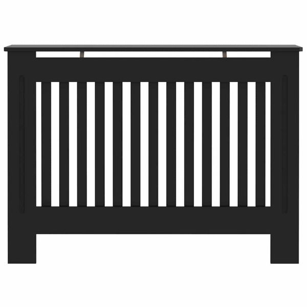 Калъф за радиатор 2 pcs Черно 112 x 19 x 81,5 см
