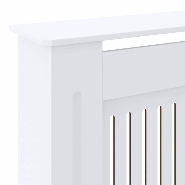 Калъф за радиатор 2 pcs Бяло 205 x 20,5 x 81,5 см