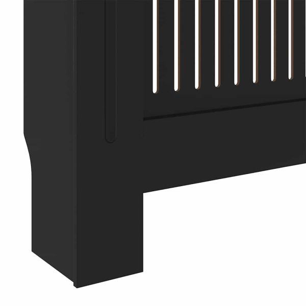 Калъф за радиатор 2 pcs Черно 205 x 20,5 x 81,5 см