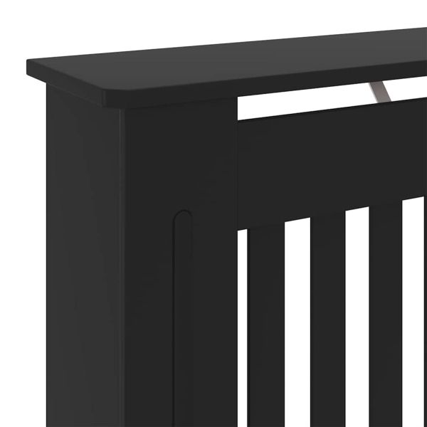 Калъф за радиатор Черно 78 x 19 x 81,5 см Инженерно дърво
