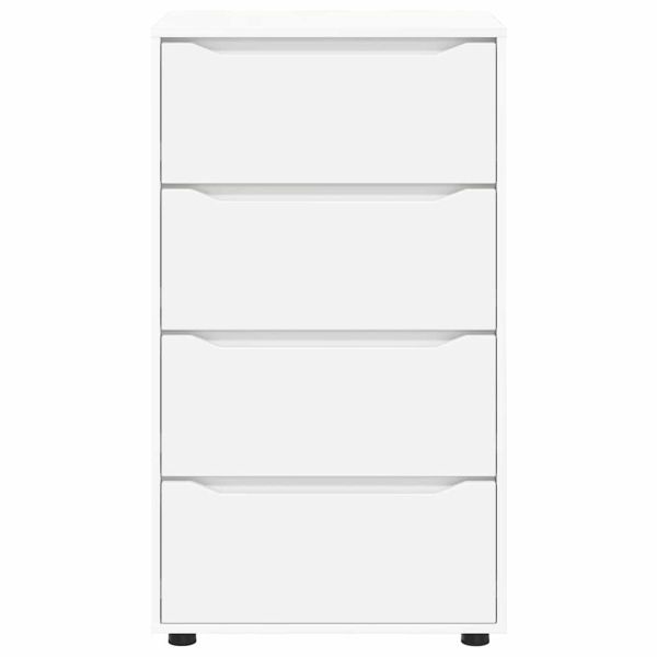 Шкафове за съхранение Бяло 60 x 48 x 105 см Инженерно дърво