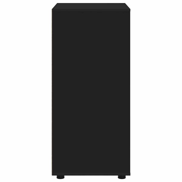 Шкафове за съхранение Черно 60 x 48 x 105 см Инженерно дърво