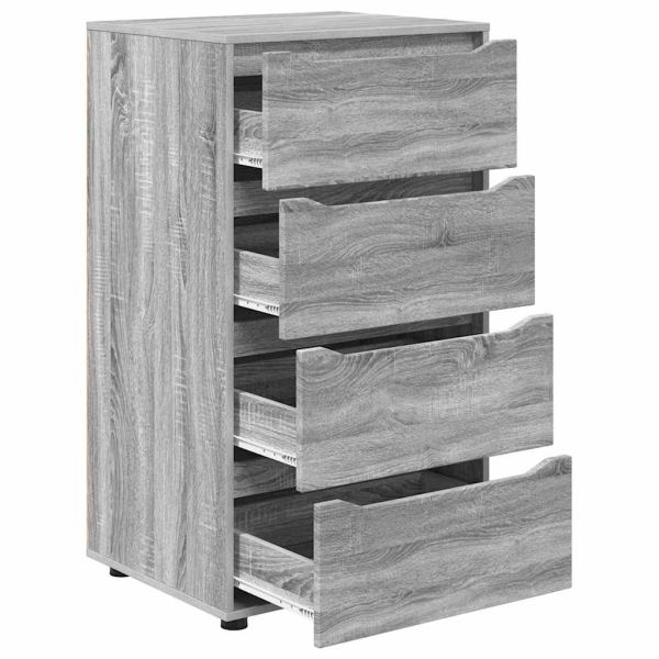 Шкафове за съхранение Сив Сонома 60 x 48 x 105 см