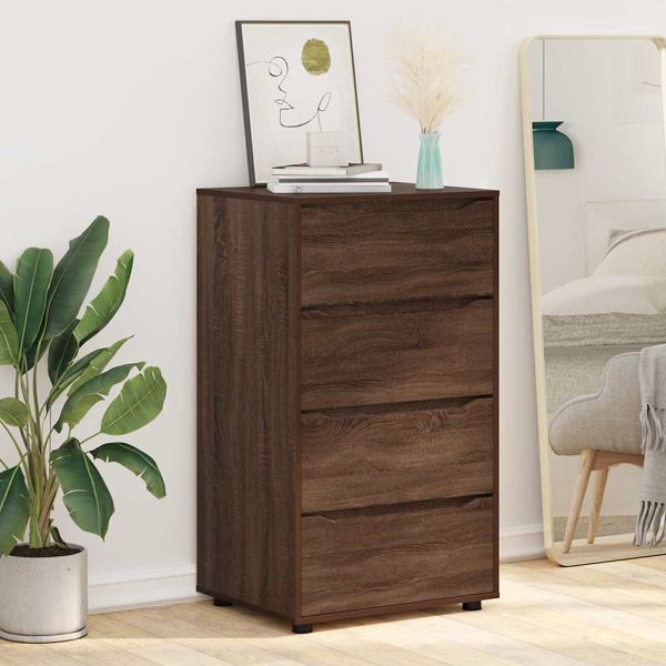 Шкафове за съхранение Кафяв дъб 60 x 48 x 105 см