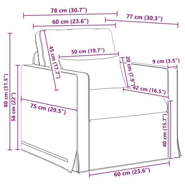 Комплект дивани 2 pcs Светлосиво 139 x 78 x 80 см текстил