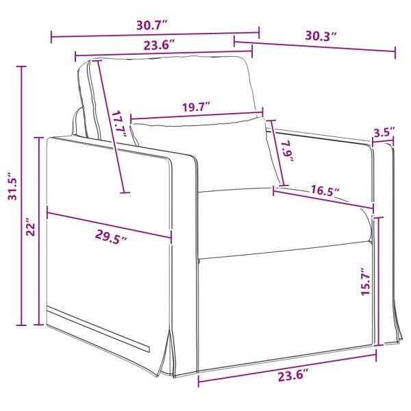 Комплект дивани 2 pcs Тъмен сив 198 x 78 x 80 см текстил