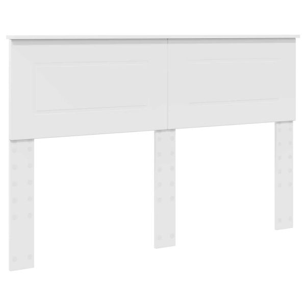 Рамка за легло с таблото Бяло 140 x 200 cm Инженерно дърво
