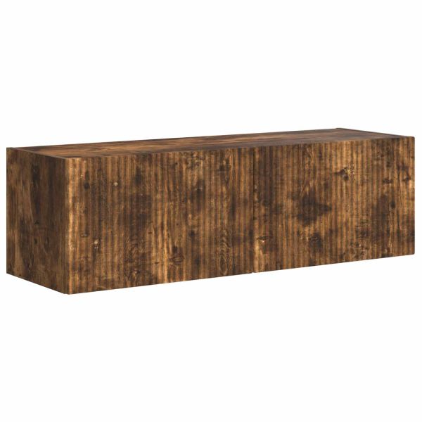 Комплект за стена на телевизор 6 pcs Димян дъб