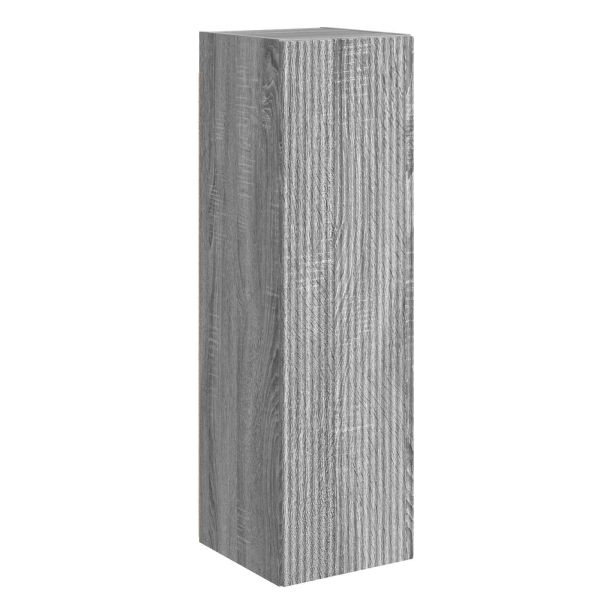 Комплект за стена на телевизор 6 pcs Сив Сонома