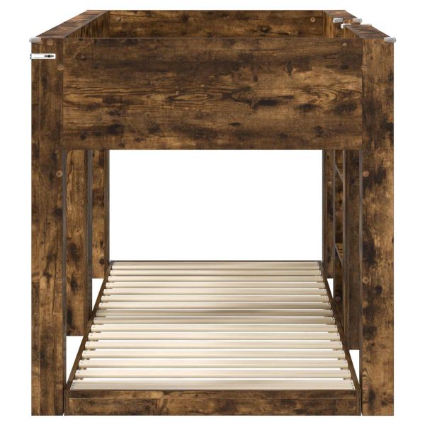 Двуетажно легло за деца Димян дъб 100 x 200 cm Инженерно дърво