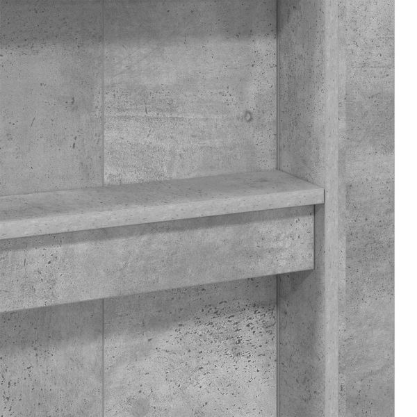 Рамка за двуетажно легло с бюро Циментено сиво 90 x 190 cm