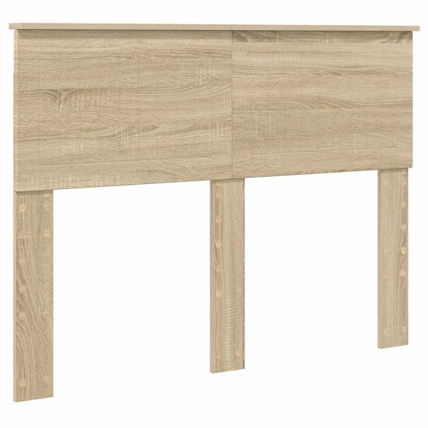 Легло с място за съхранение с таблото Сонома дъб 135 x 190 cm