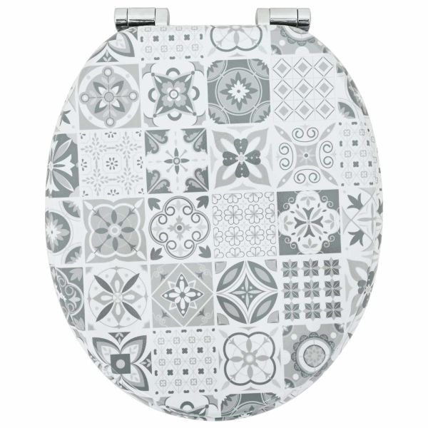 Мека затваряща се тоалетна седалка 2 pcs 44 x 38 см ПДЧ