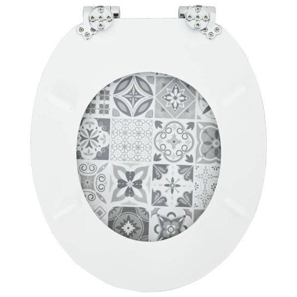 Мека затваряща се тоалетна седалка 2 pcs 44 x 38 см ПДЧ