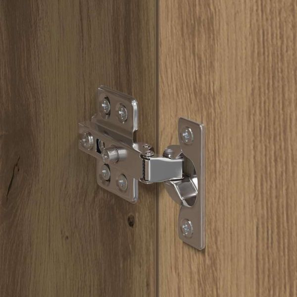 Стенно монтиран шкаф 2 pcs Дъб 69,5 x 34 x 90 см