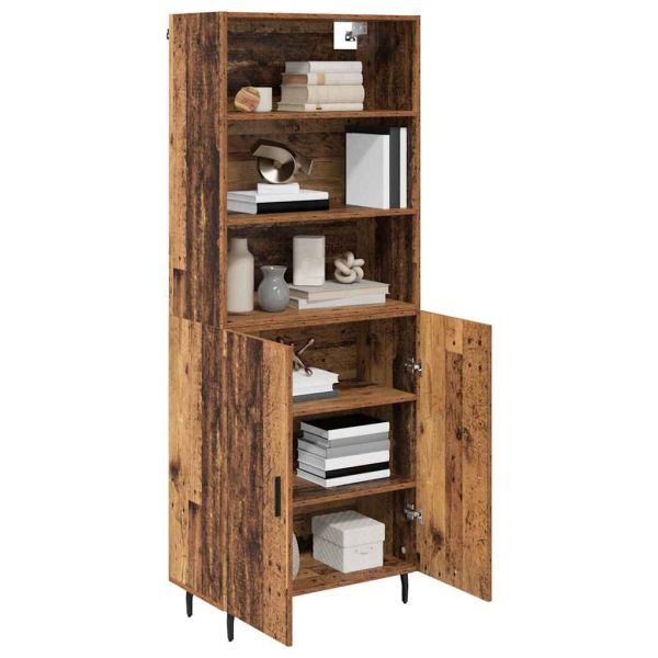 Висок шкаф Старо дърво 69,5 x 34 x 180 см