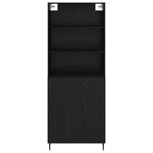 Висок шкаф Черния дъб 69,5 x 34 x 180 см