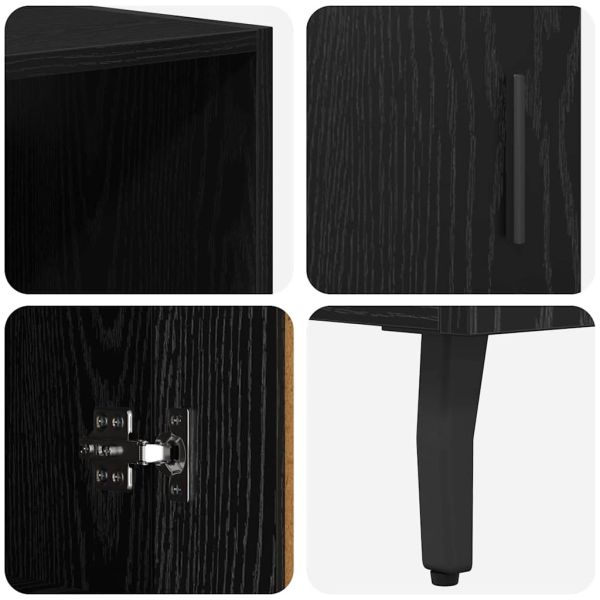 Висок шкаф Черния дъб 69,5 x 34 x 180 см