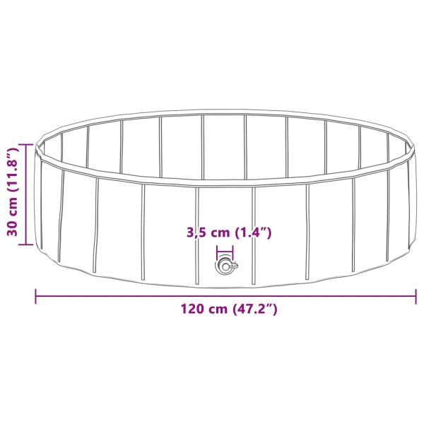 Детски плувен басейн Синьо Ø 120 x 30 см