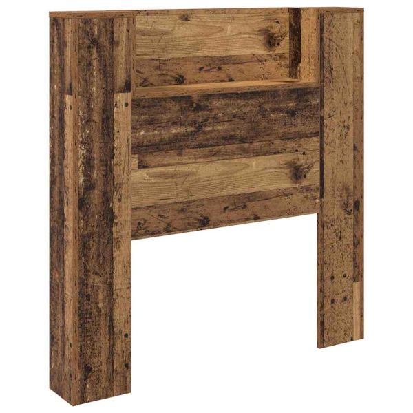 Облегалка за глава с рафт Старо дърво 100 x 15 x 103,5 см