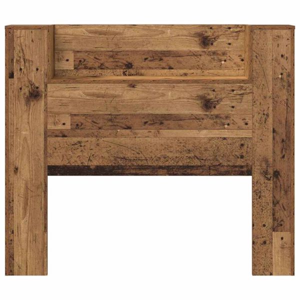 Облегалка за глава с рафт Старо дърво 120 x 15 x 103,5 см